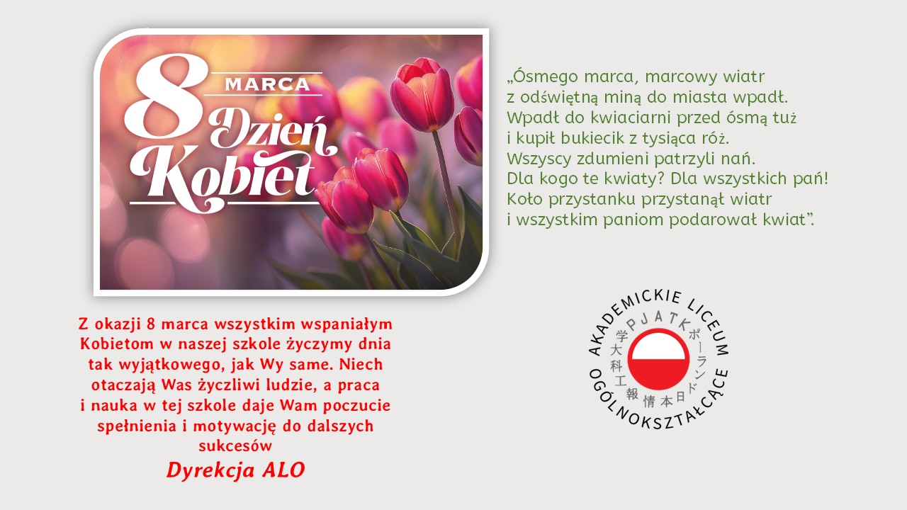 Życzenia na Dzień Kobiet