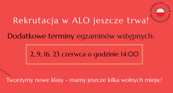 Terminy egzaminów 2026
