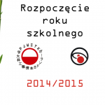 Rozpoczęcie roku szkolnego 2014/2015