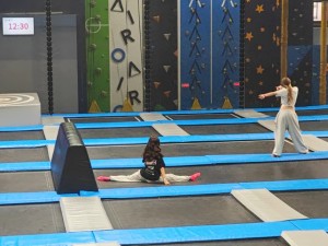 Zajęcia na trampolinach