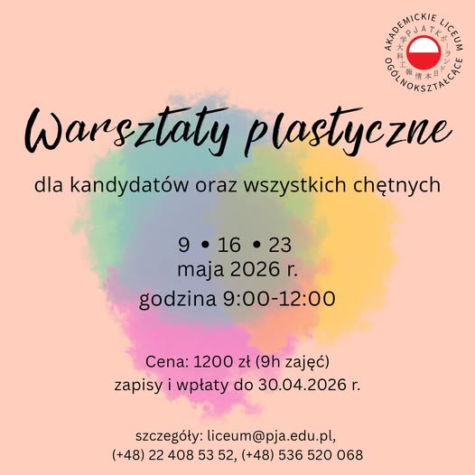 Warsztaty plastyczne 2026