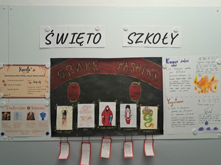 Gość z Japonii - przygotowania do Święta Szkoły